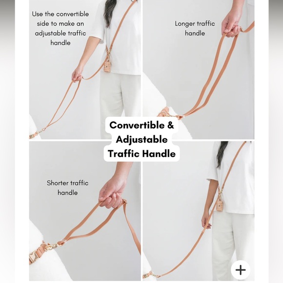 Sunny Tails Lavender Haze 4-IN-1 CONVERTIBLE HANDS FREE CLOUD DOG LEASH - Picture 5 of 7